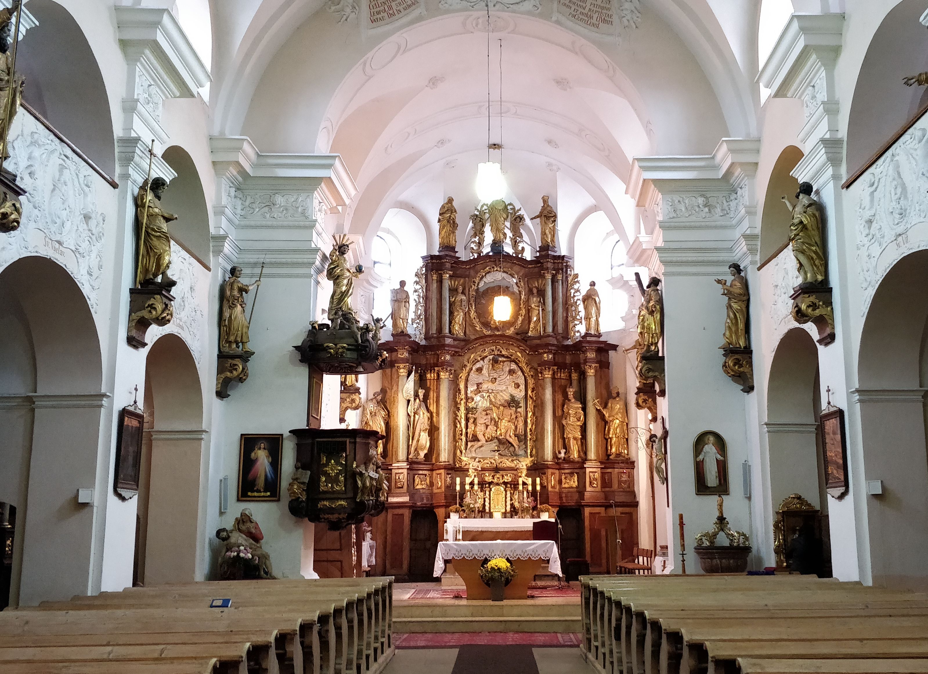 Logo farní kostel sv. Jana Křtitele
